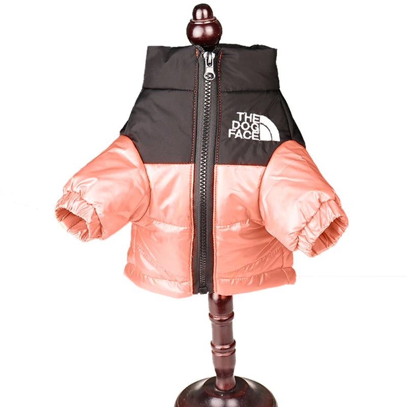 Windproof Winter Dog Jacket – Warm & Reflective