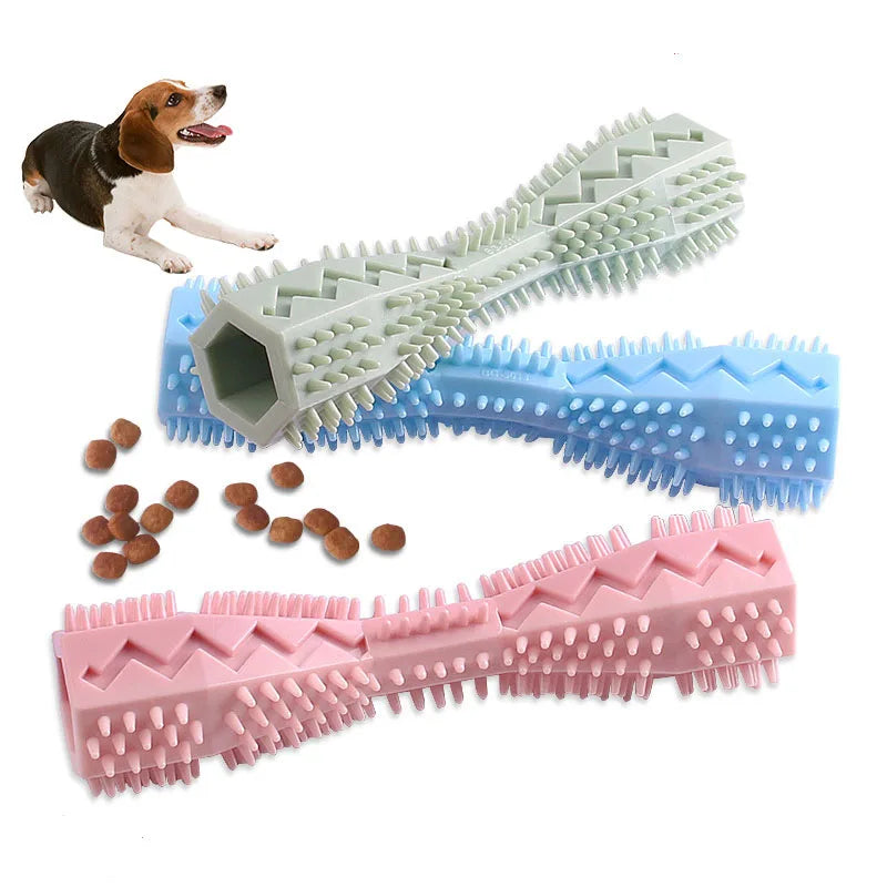 Rubber Chew Toothbrush Stick for Dogs