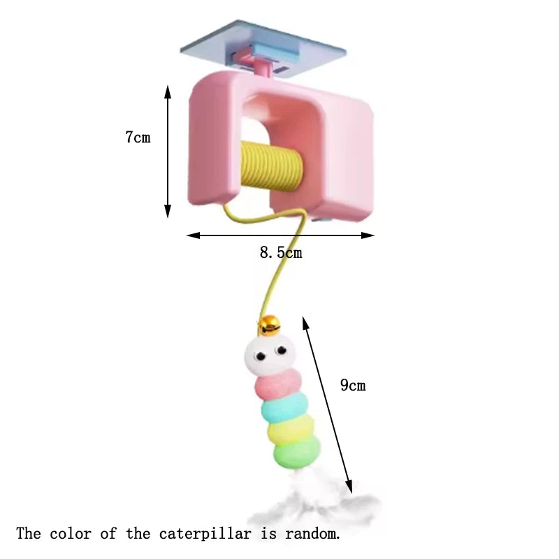 Hanging Feather Door Cat Toy