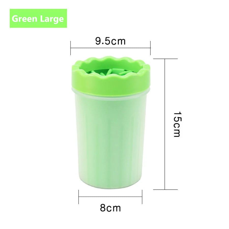 Pet Paw Cleaning Cup with Brush