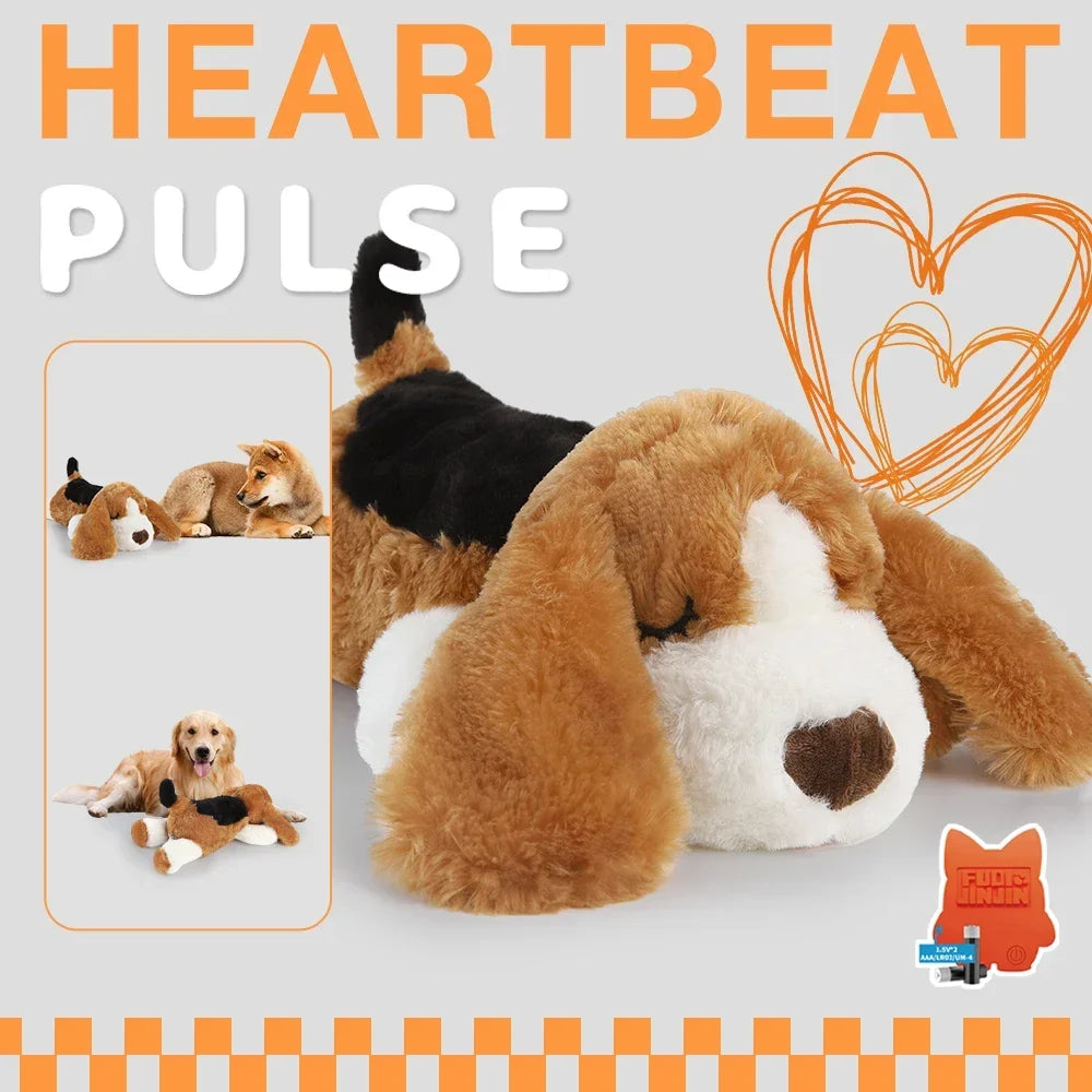 Calming Heartbeat Plush Toy for Puppies