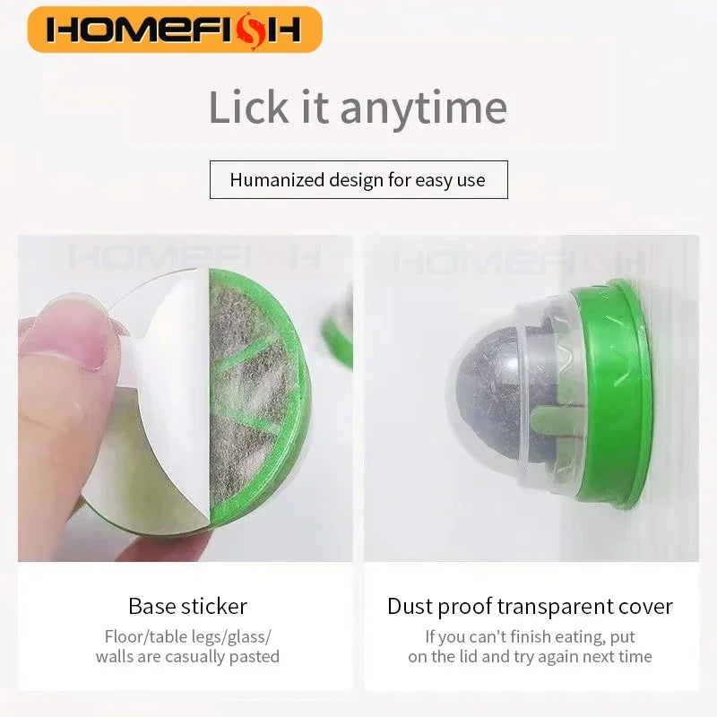 Wall-Mounted Catnip Ball Toy