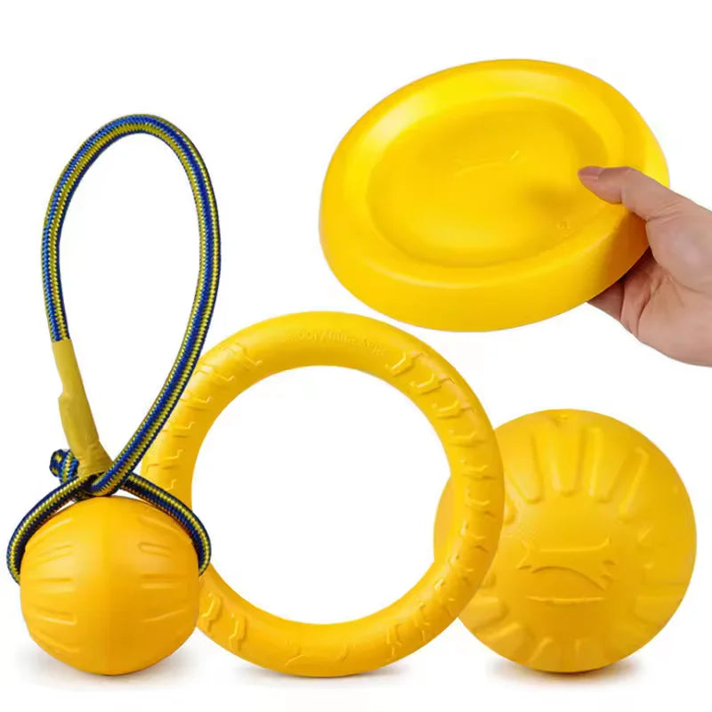 Bite-Resistant Dog Frisbee Toy