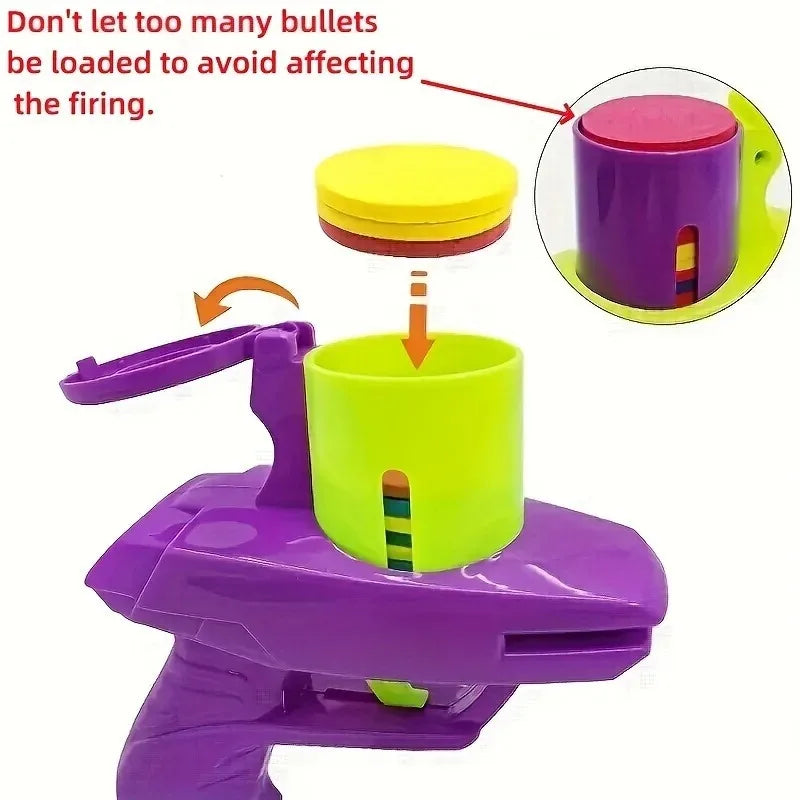 Carrot Flying Disc Launcher Toy for Pets