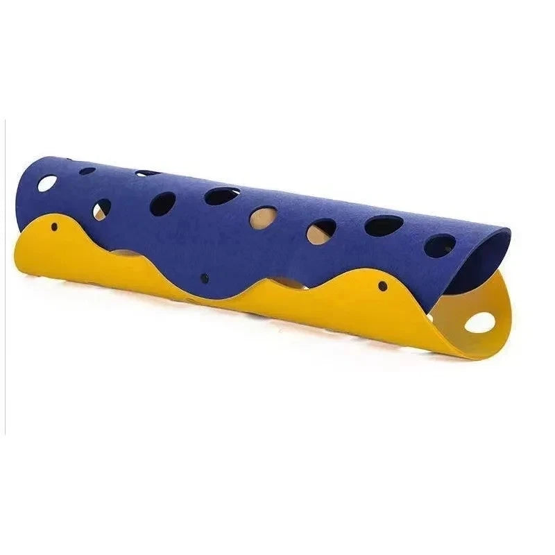 Collapsible Felt Cat Tunnel Toy