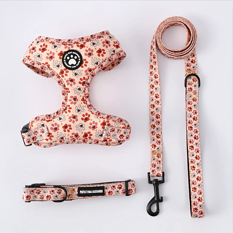 Breathable Dog Harness & Leash Set
