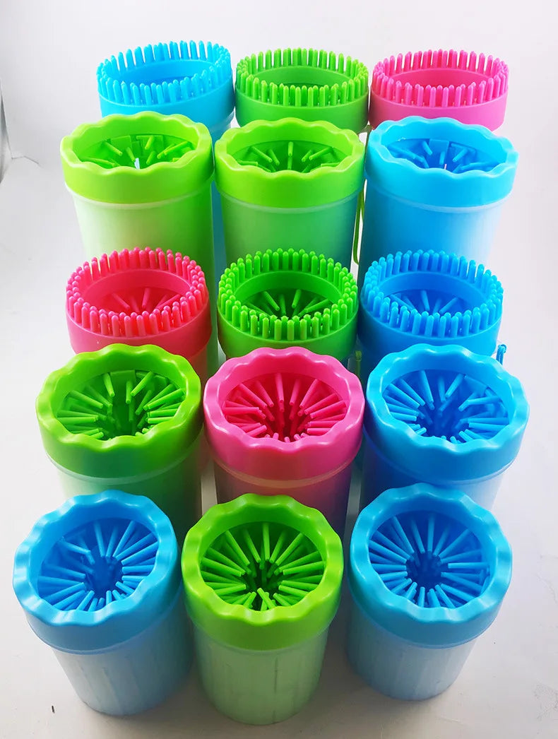 Pet Paw Cleaning Cup with Brush