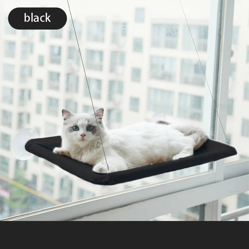 Window-Mounted Cat Hammock Bed
