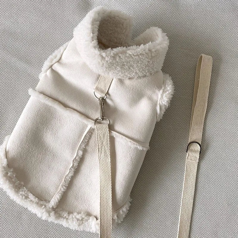 Fleece Dog Vest – Warm Winter Jacket