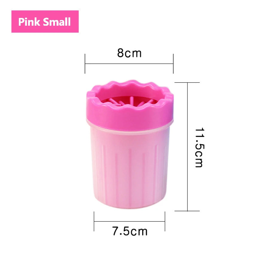 Pet Paw Cleaning Cup with Brush