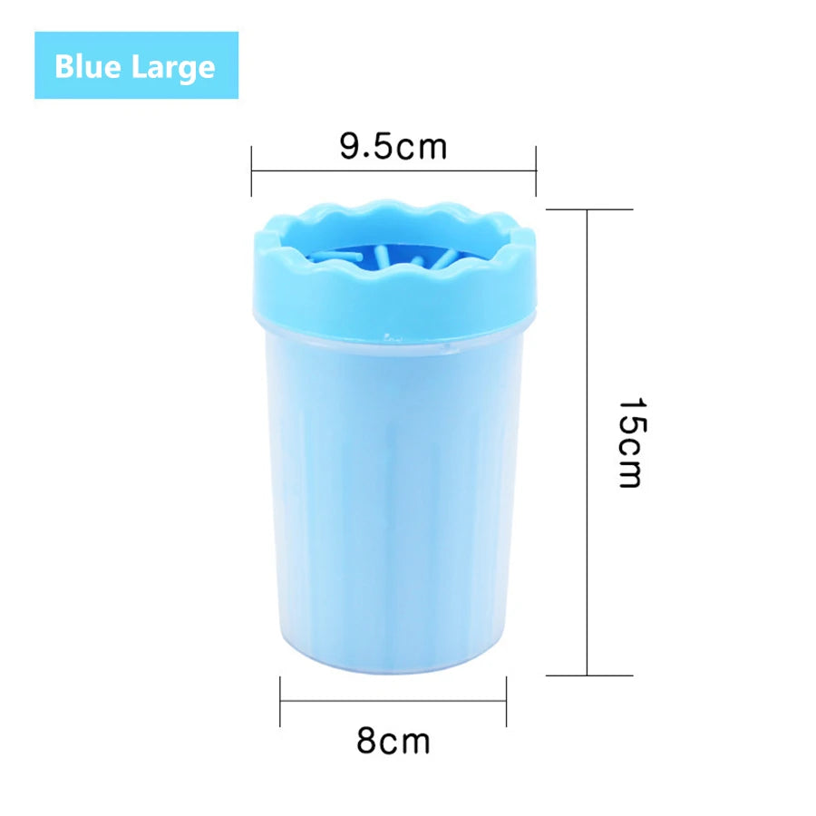 Pet Paw Cleaning Cup with Brush