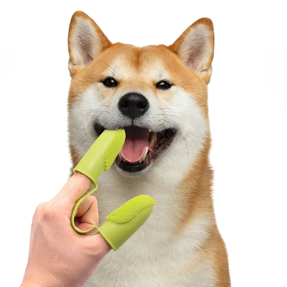 Silicone Finger Toothbrush for Pets