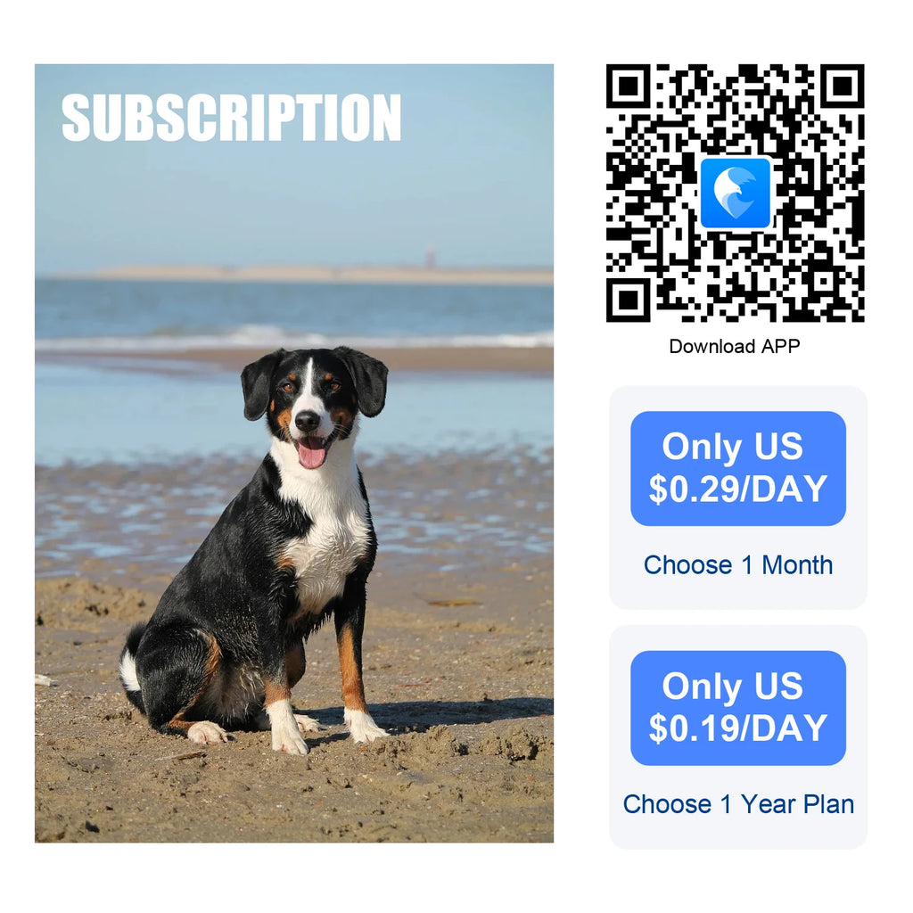 Waterproof GPS Pet Tracker for Dogs & Cats