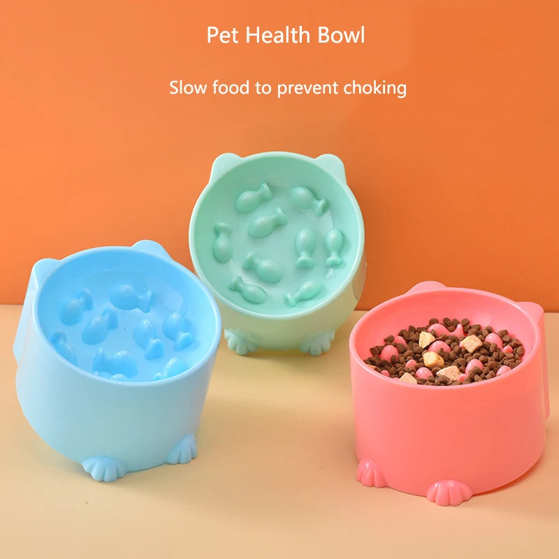 Slow Feeder Bowl for Cats & Dogs