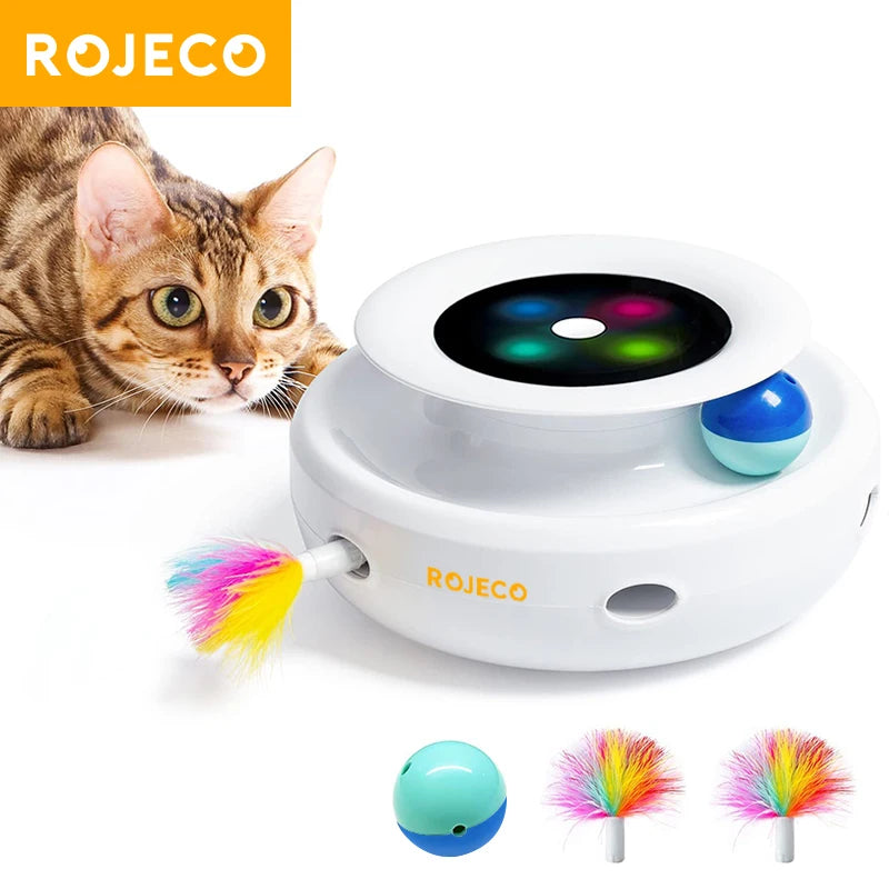 2-in-1 Smart Interactive Cat Toy Set