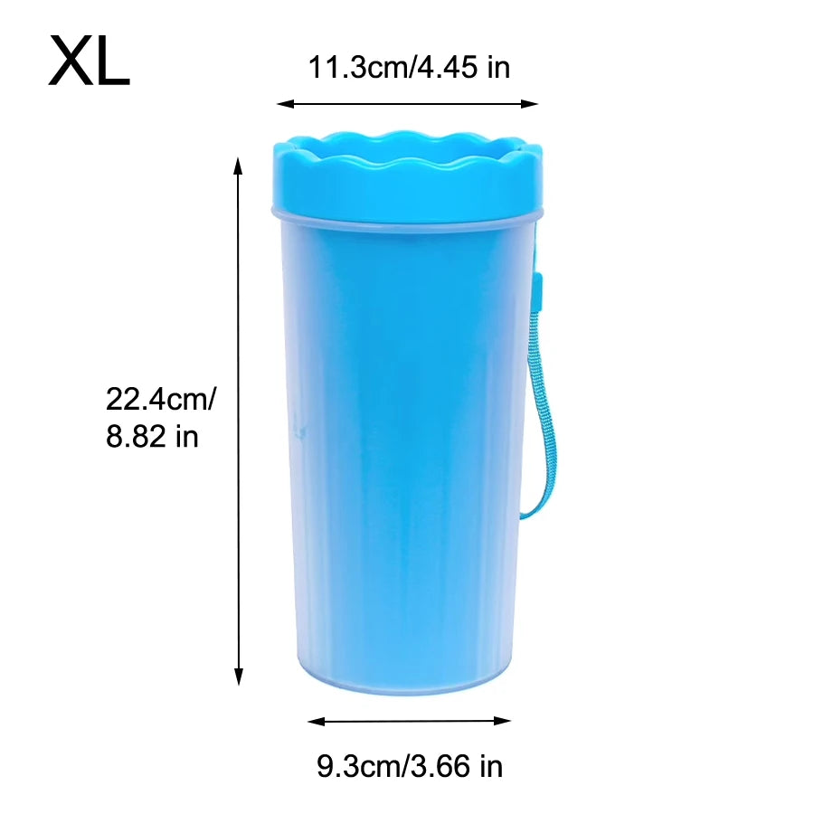 Pet Paw Cleaning Cup with Brush
