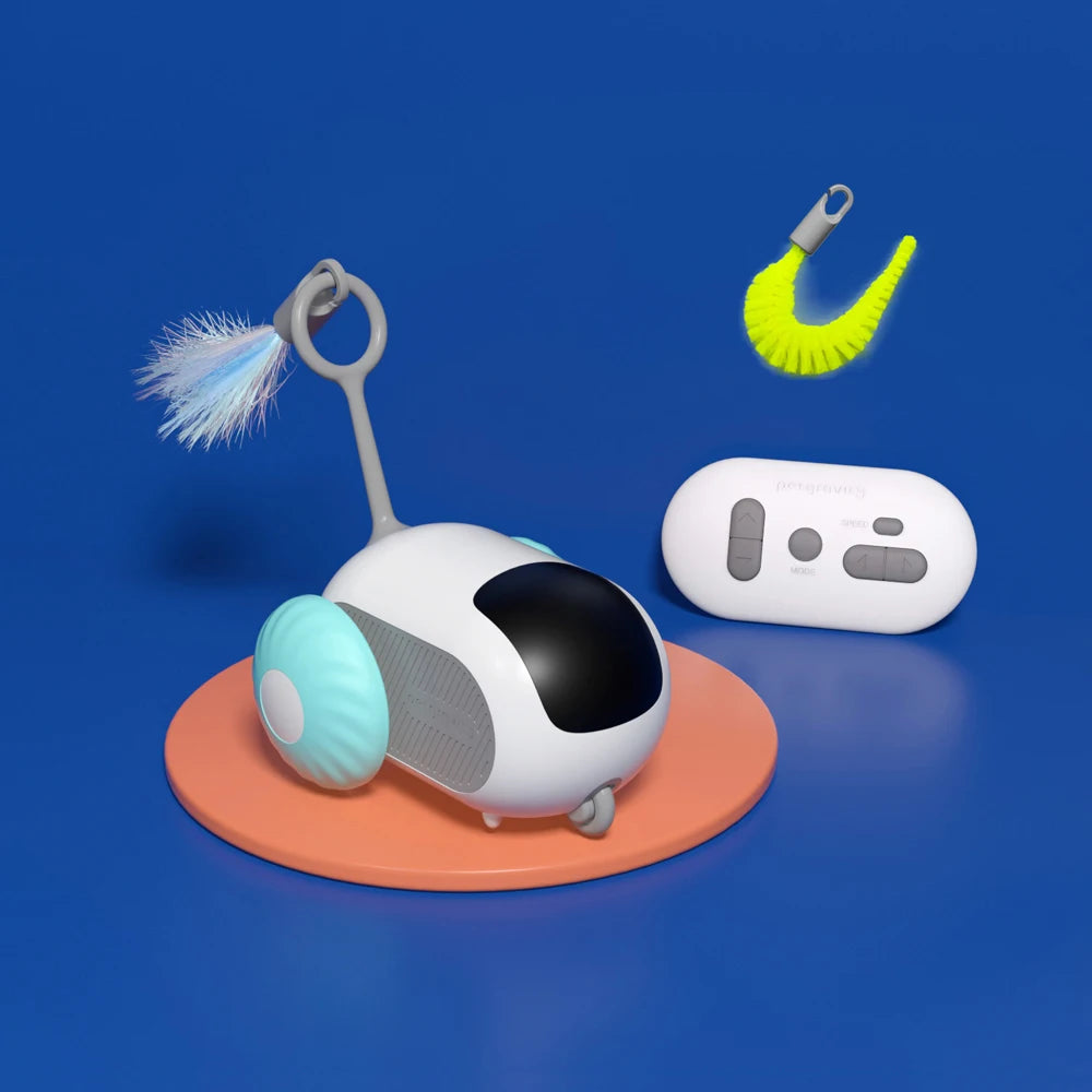 Remote-Controlled Interactive Cat Toy Car