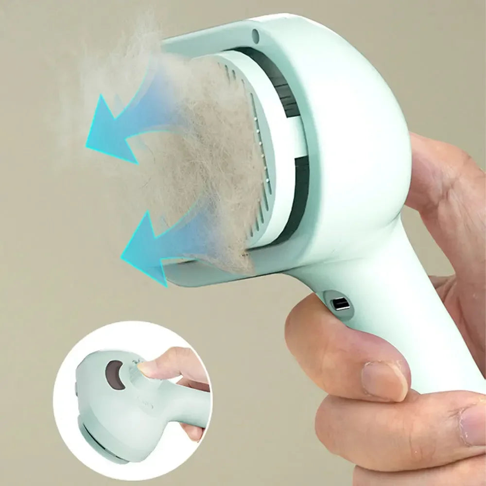 Steam Spray Pet Grooming Comb