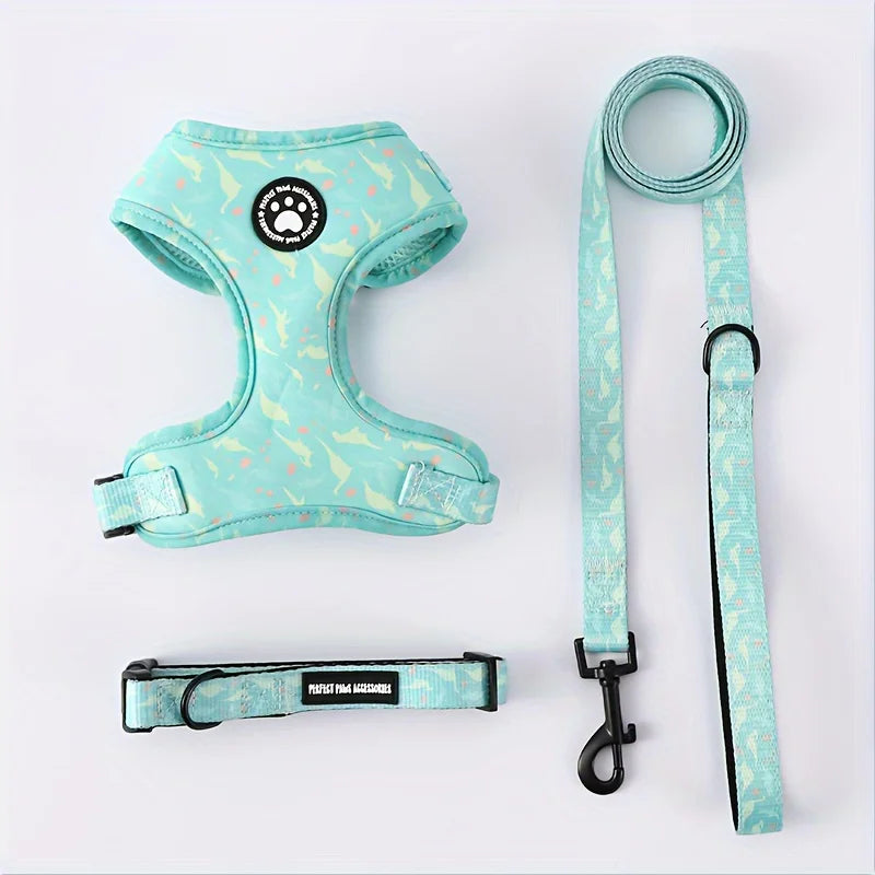 Breathable Dog Harness & Leash Set