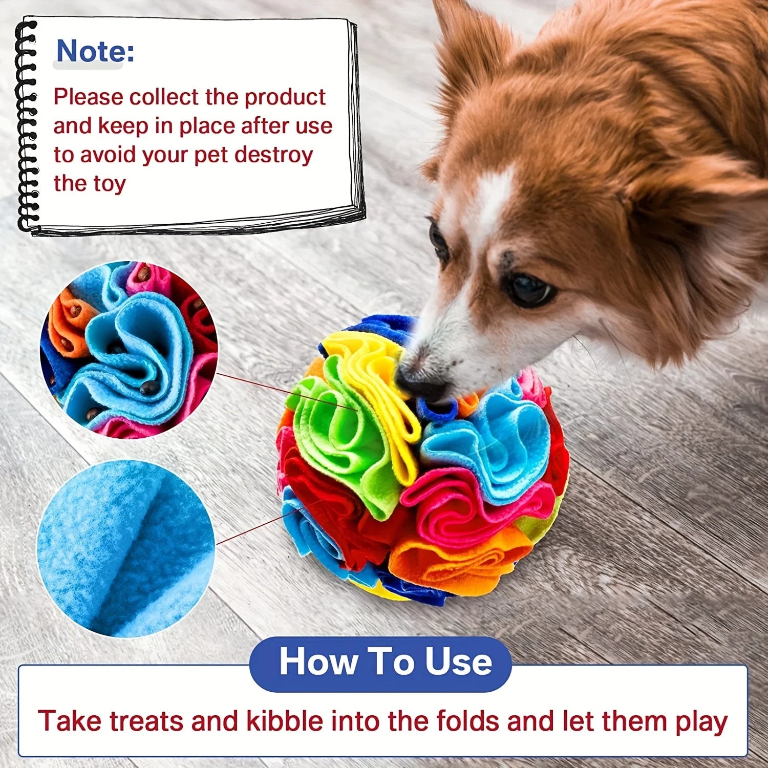 Snuffle Ball Puzzle Toy for Dogs