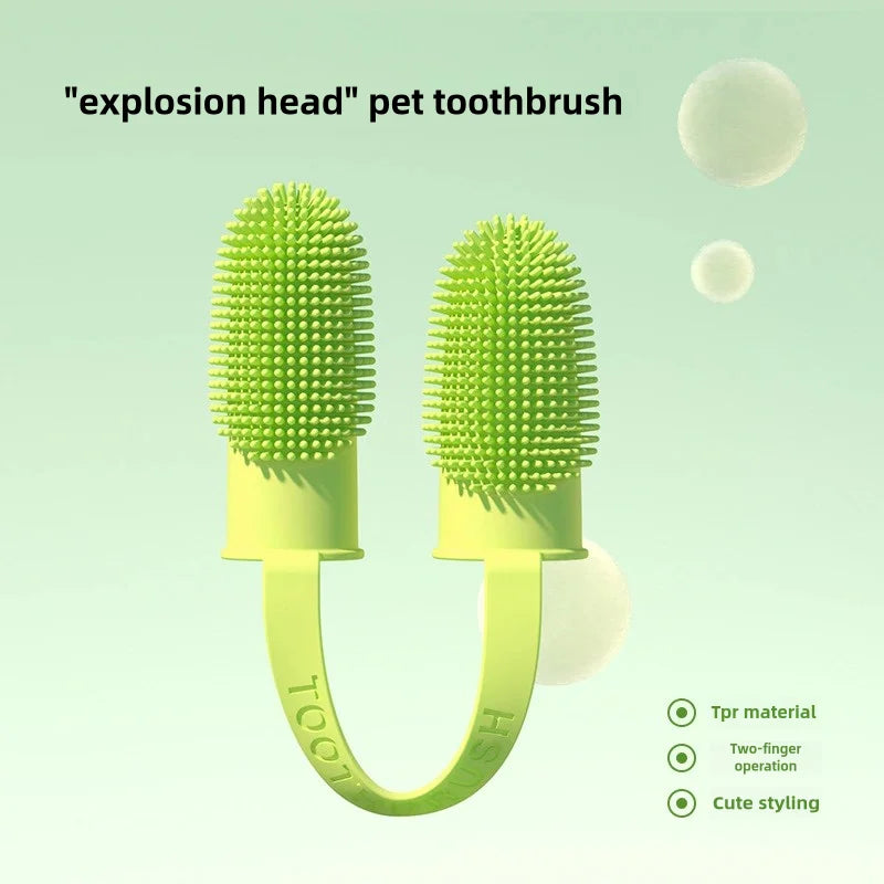 Silicone Finger Toothbrush for Pets