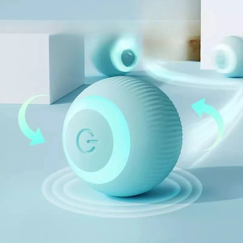 Smart Interactive Rolling Ball Toy for Cats