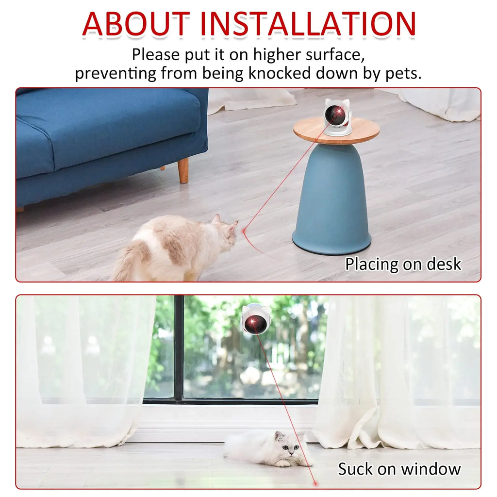 Rechargeable Automatic Cat Laser Toy