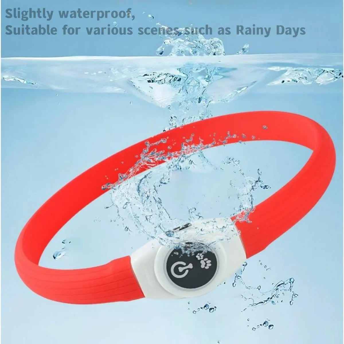 USB LED Light-Up Dog Collar