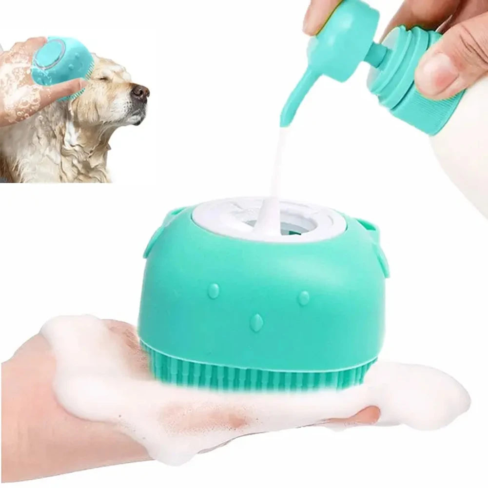 Silicone Pet Bath & Grooming Gloves