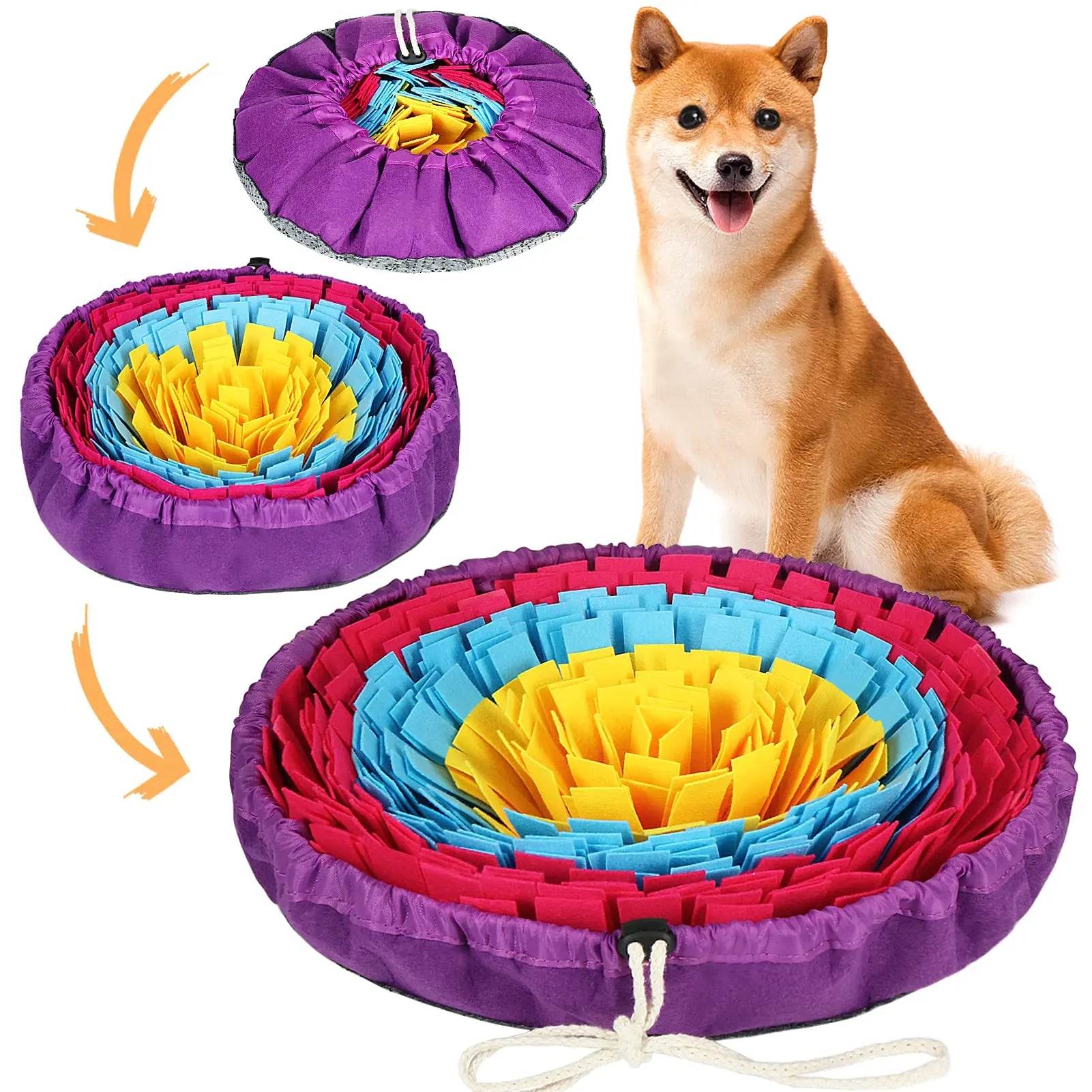 Snuffle Mat Puzzle Feeder for Pets