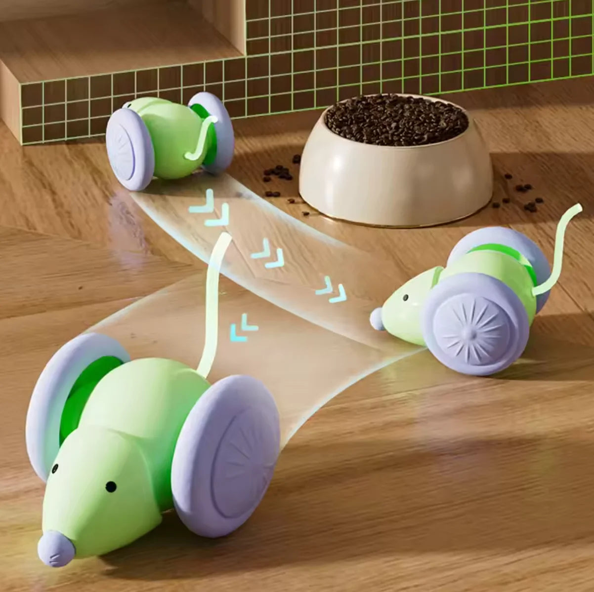 Rechargeable Interactive Mouse Toy for Cats