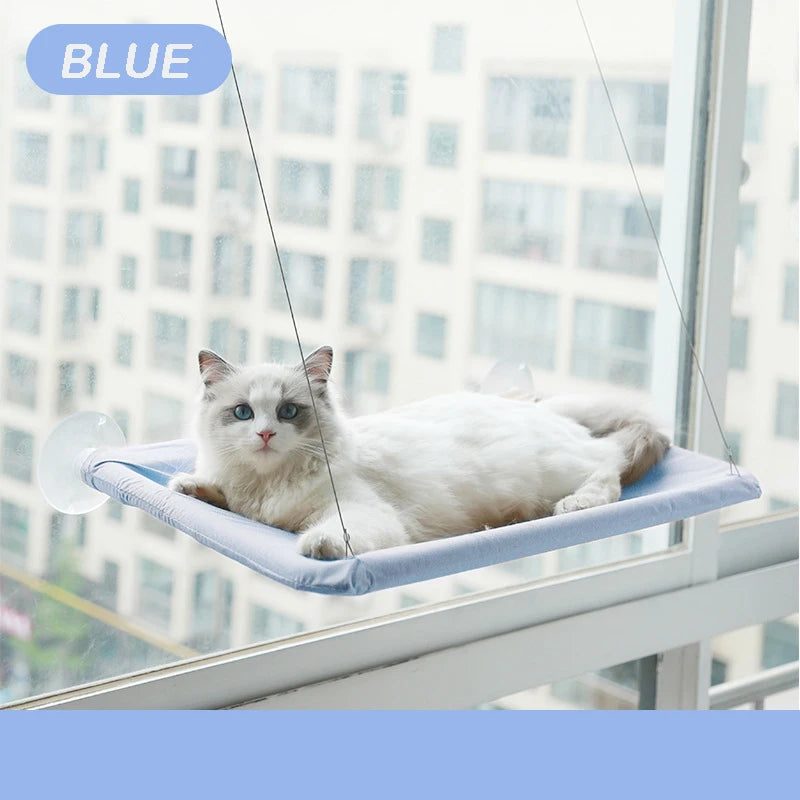 Window-Mounted Cat Hammock Bed