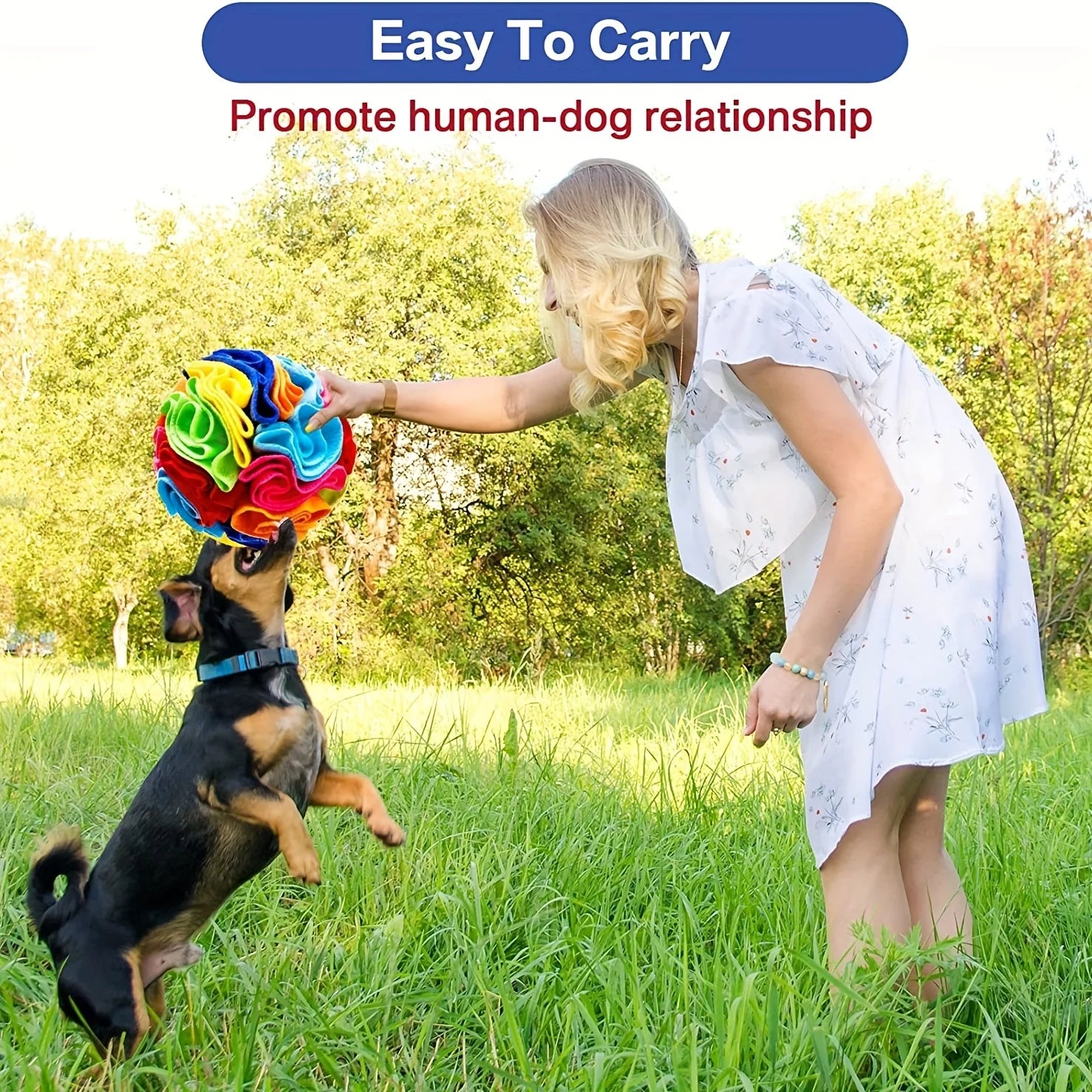 Snuffle Ball Puzzle Toy for Dogs