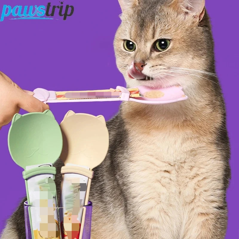 Cat Treat Squeeze Spoon (2-Pack)