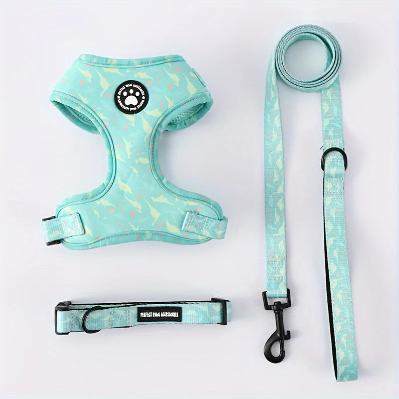 Breathable Dog Harness & Leash Set