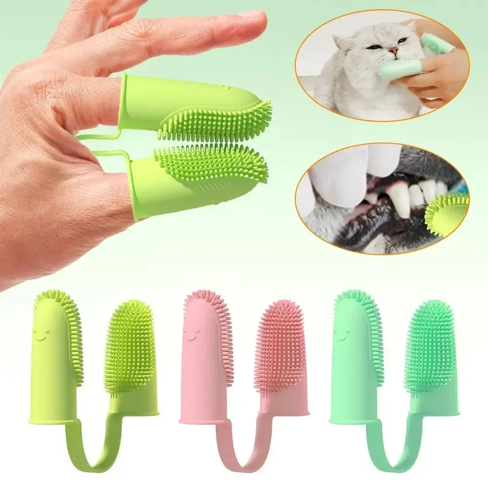 Silicone Finger Toothbrush for Pets
