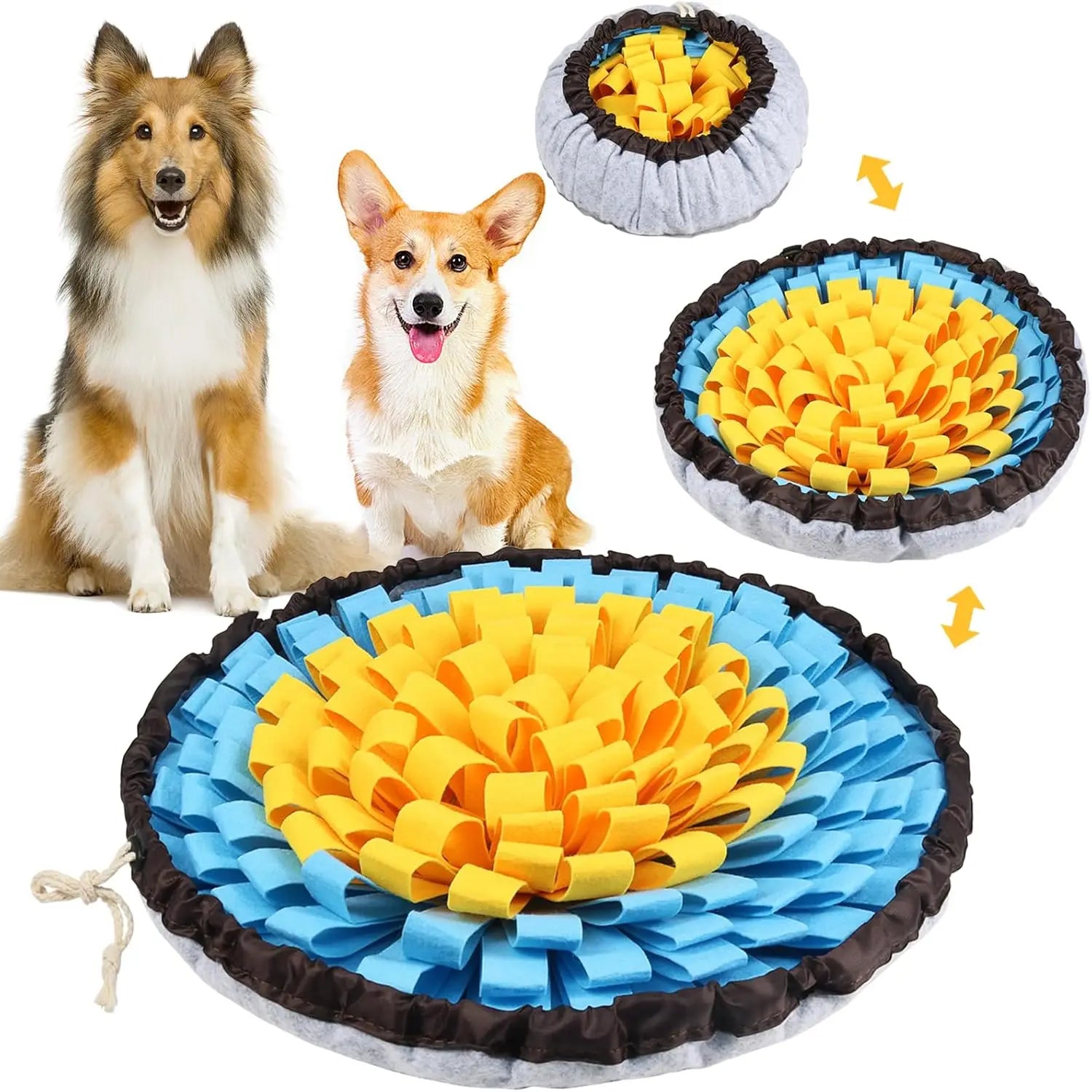 Snuffle Mat Puzzle Feeder for Pets