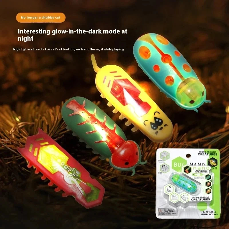 Electric Bug Cat Toy with Catnip