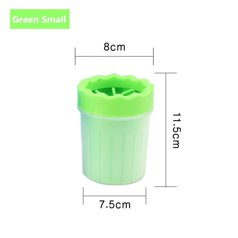 Pet Paw Cleaning Cup with Brush