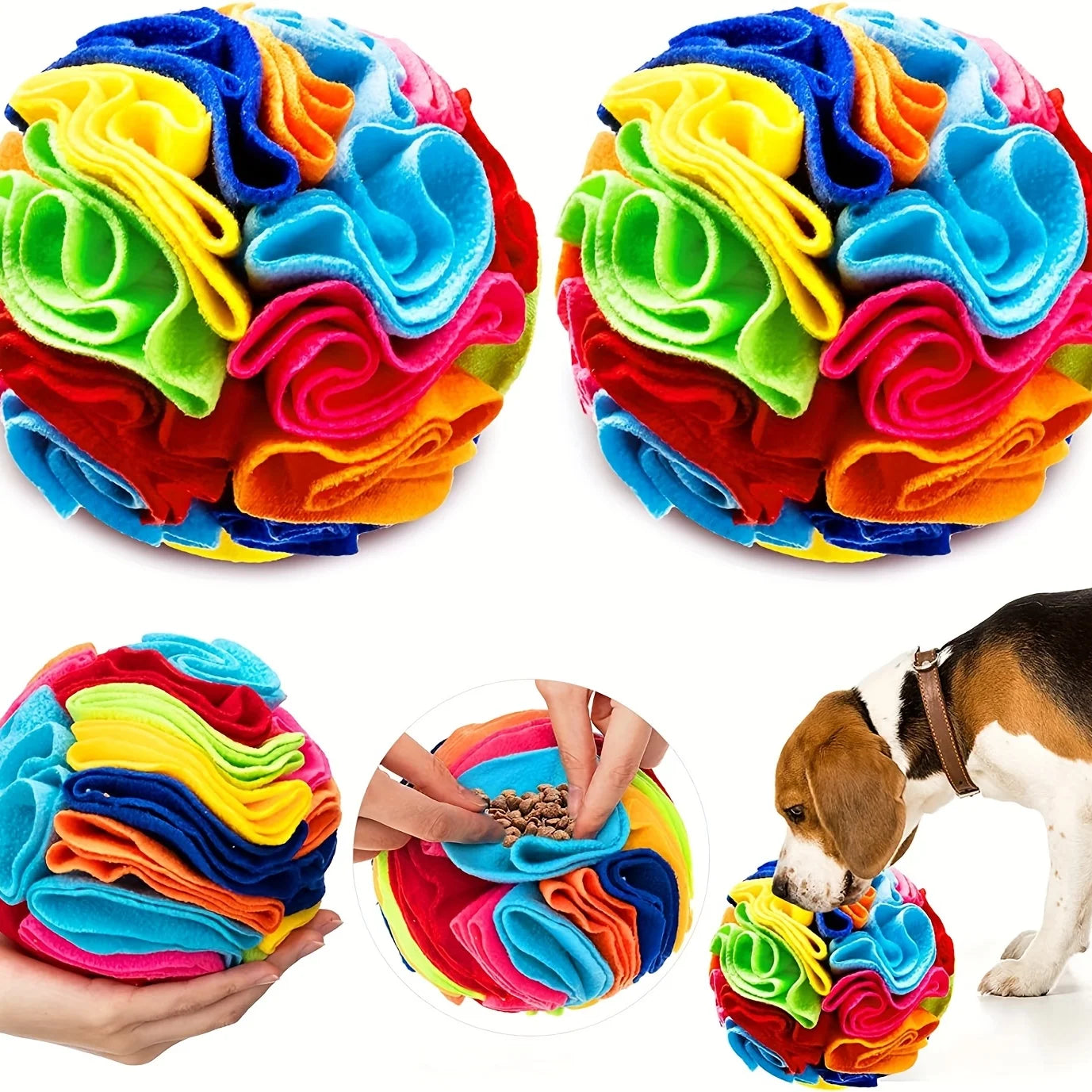 Snuffle Ball Puzzle Toy for Dogs