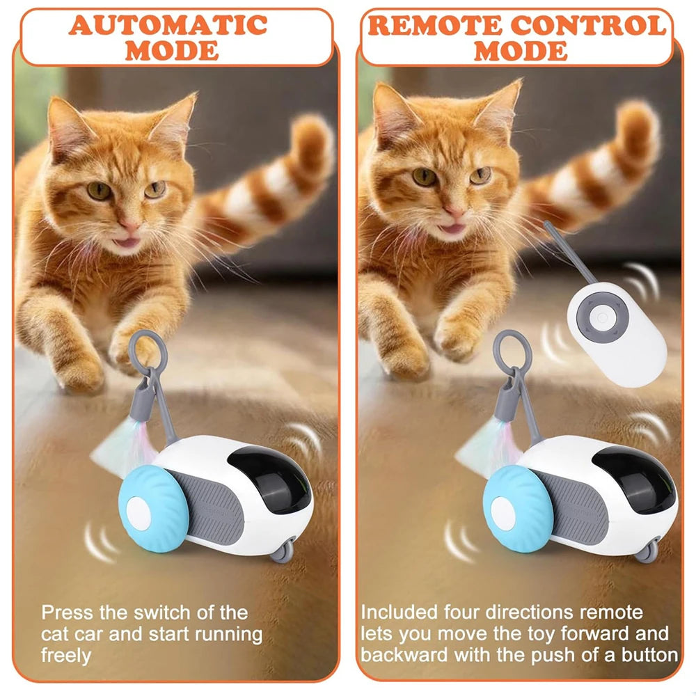 Remote-Controlled Interactive Cat Toy Car