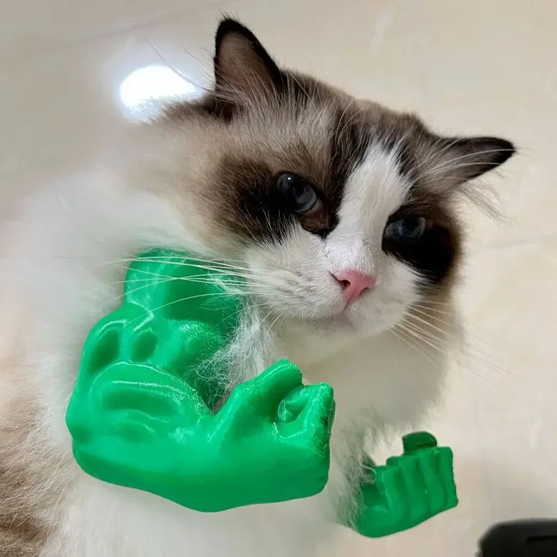 Funny Cat Muscle Arm Pendant Toy