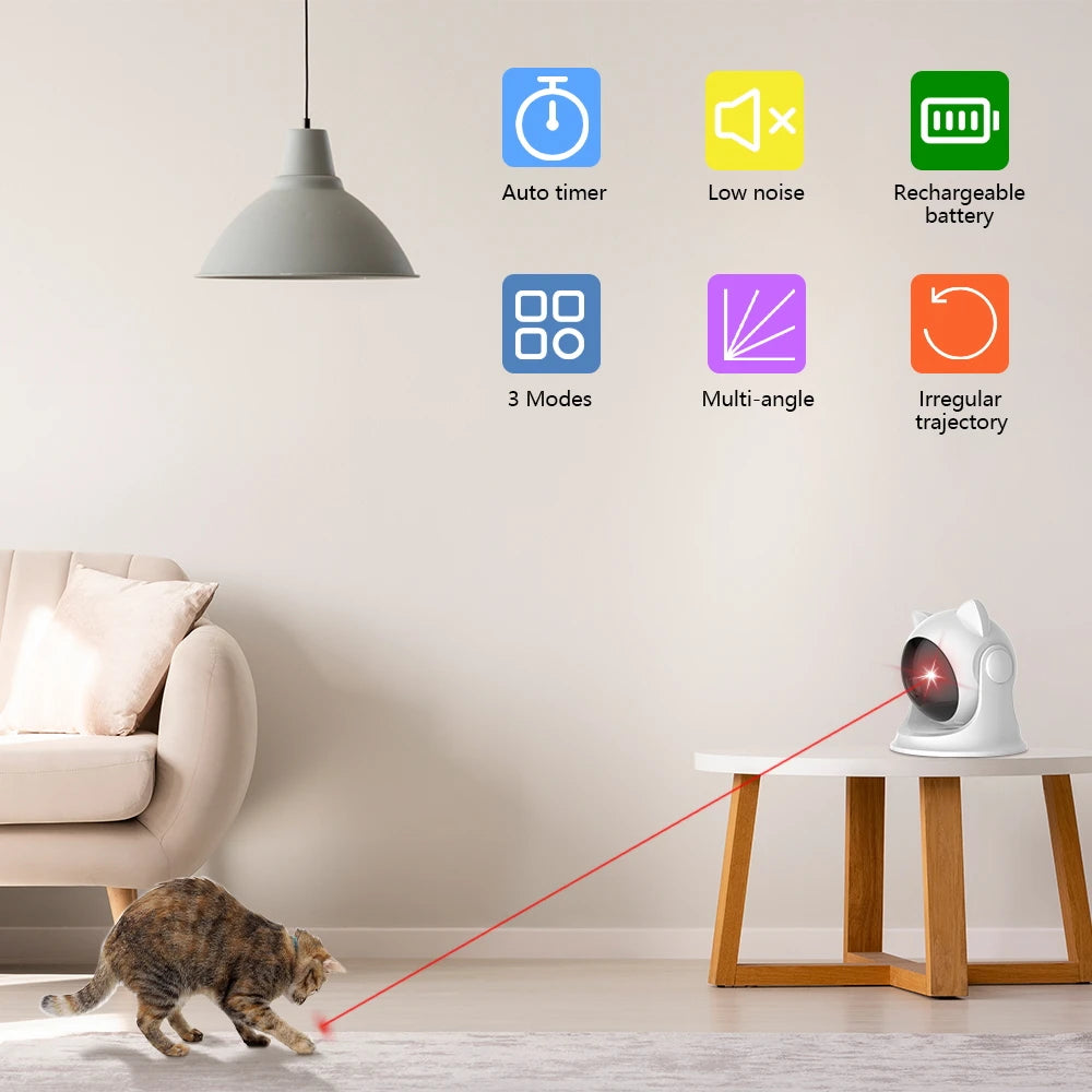 Rechargeable Automatic Cat Laser Toy