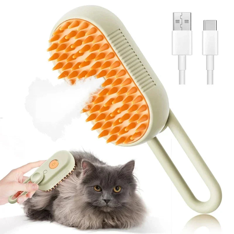 Steam Spray Pet Grooming Comb