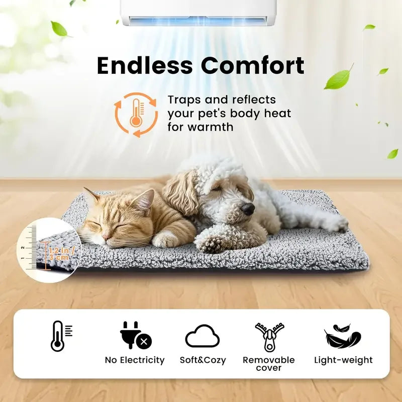 Self-Heating Pet Pad – Warm Mat for Dogs & Cats