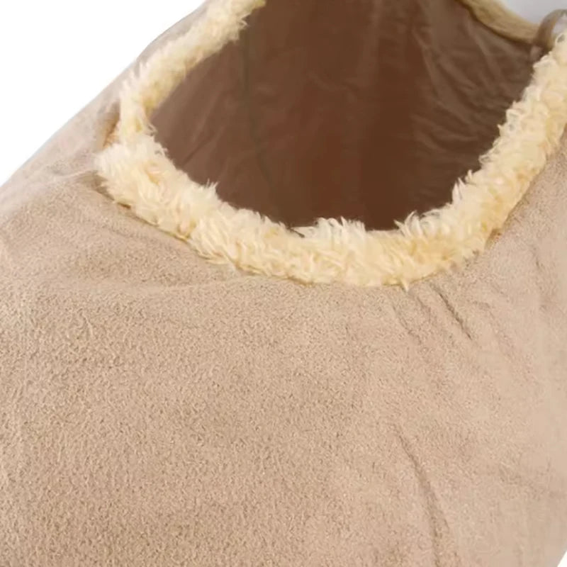 Foldable Plush Cat Tunnel