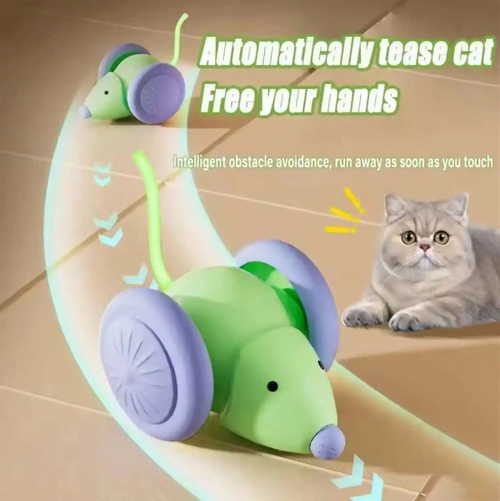 Rechargeable Interactive Mouse Toy for Cats