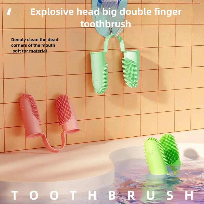 Silicone Finger Toothbrush for Pets