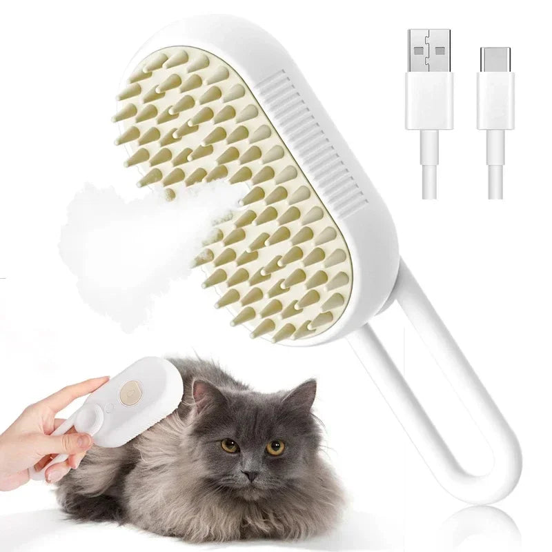Steam Spray Pet Grooming Comb
