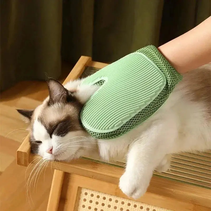 Double-Sided Pet Grooming Glove